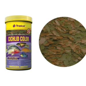 Ração Tropical Cichlid Color Flakes