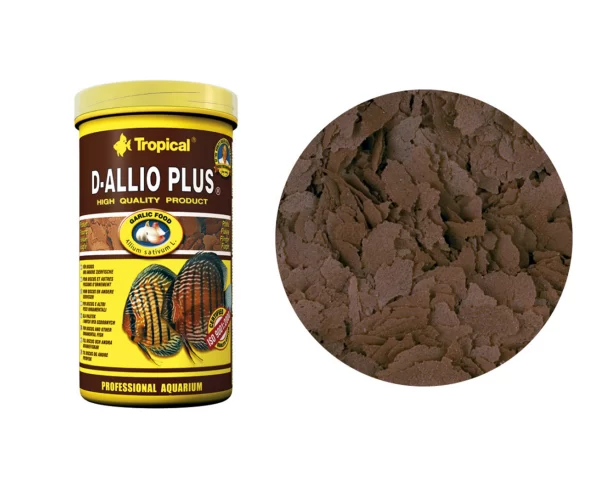 Ração Tropical D-Allio Plus Flakes