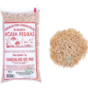 Cascalho de rio seixo número 0