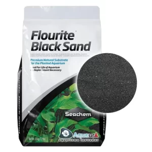 Substrato Fértil fino Flourite Black Sand Seachem